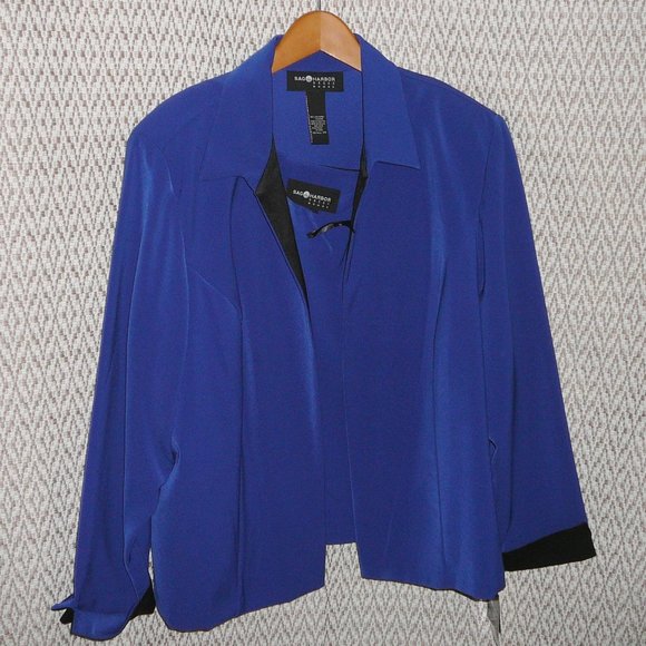 NWT Sag Harbor Jacket Blazer and Blouse 2 piece Set size 26W - Picture 11 of 11